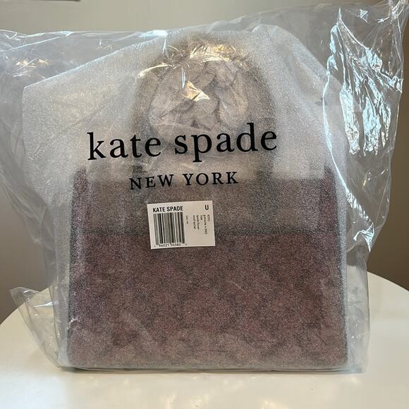 Kate Spade NWT Signature Spade Flower Satchel Grenache Multi - Pink Retail $379 - Picture 6 of 11